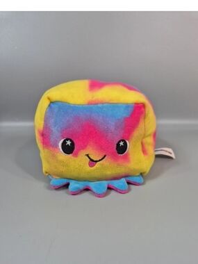 Eve the Octopus Moosh Moosh 5" Square Reversible Plush Stuffed Toy No Tags